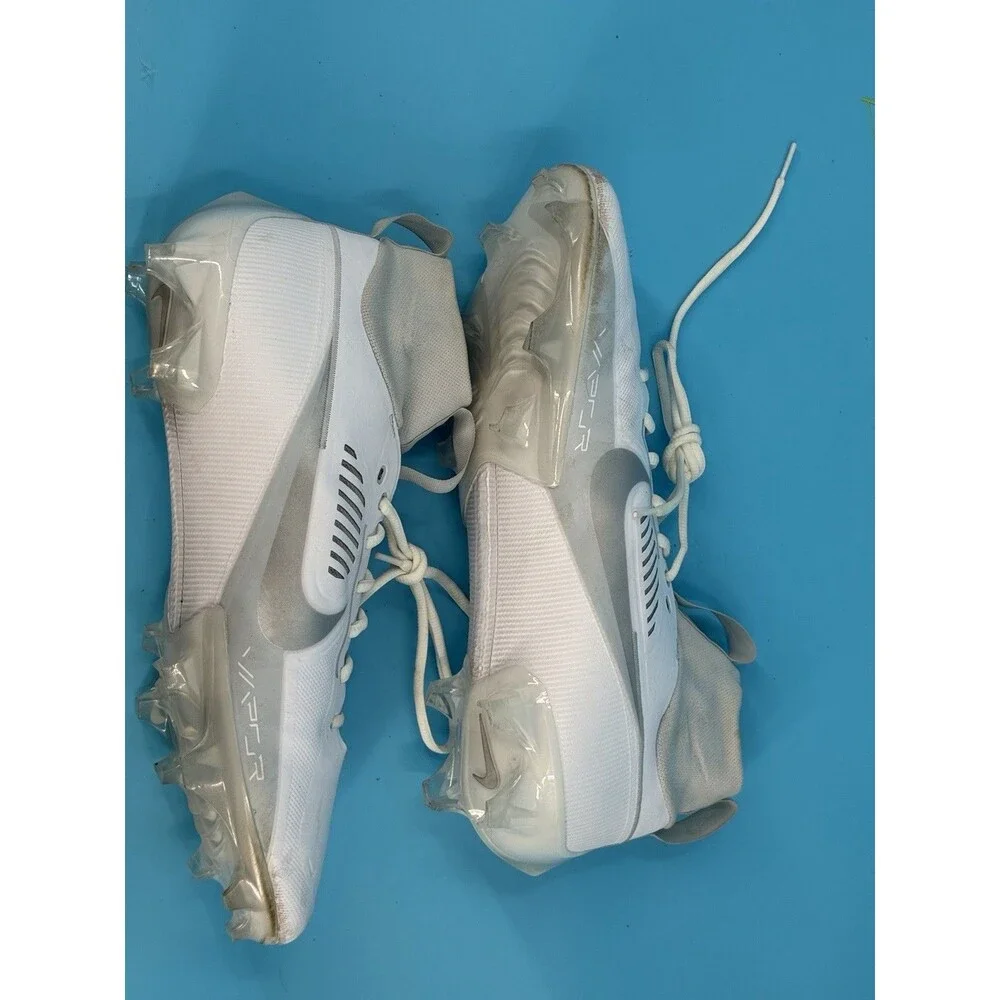 Nike Vapor Edge Pro 360 2 Football Cleats Men 14 White Silver DA5456-100 Must C!
